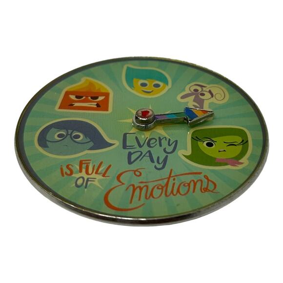 Disney Store Inside Out Metal Emotions Dial Charm Clip Backpack Bag Replacement - Picture 5 of 11